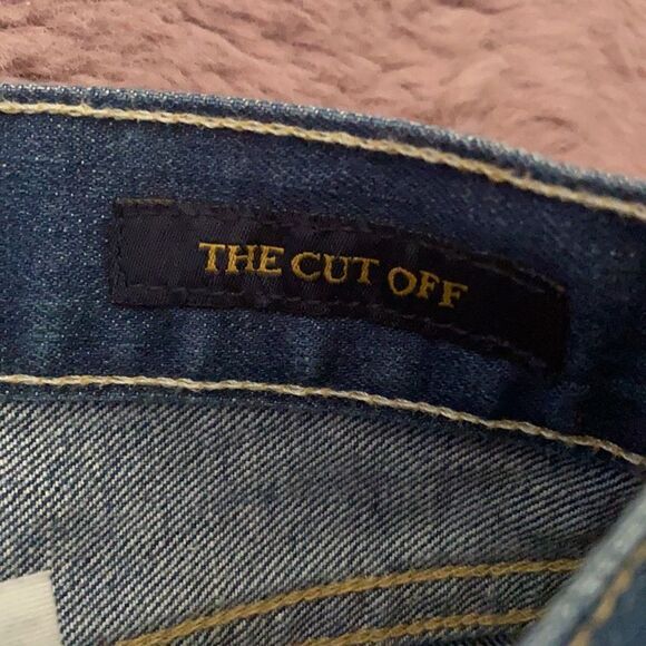 Lucky Brand The Cutoff Blue Distressed Denim Shorts Contemporary Festival - Picture 7 of 13